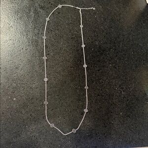 Kendra Scott Long Silver Necklace